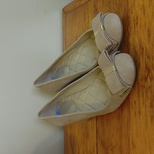 Micheal kors soft suede low heels